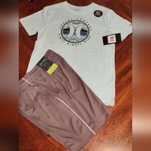 NWT size 10/12 boys shorts outfit